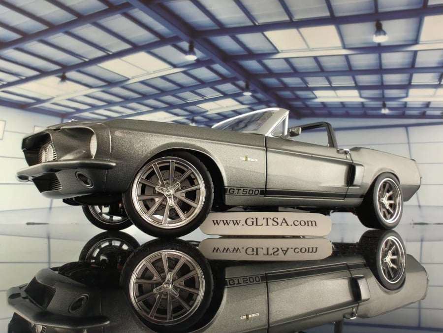 Ford Mustang Shelby GT500 Pro Touring Convertible 1967 Grey 1:18 ACME A1801884 LIMITED 312 PCS