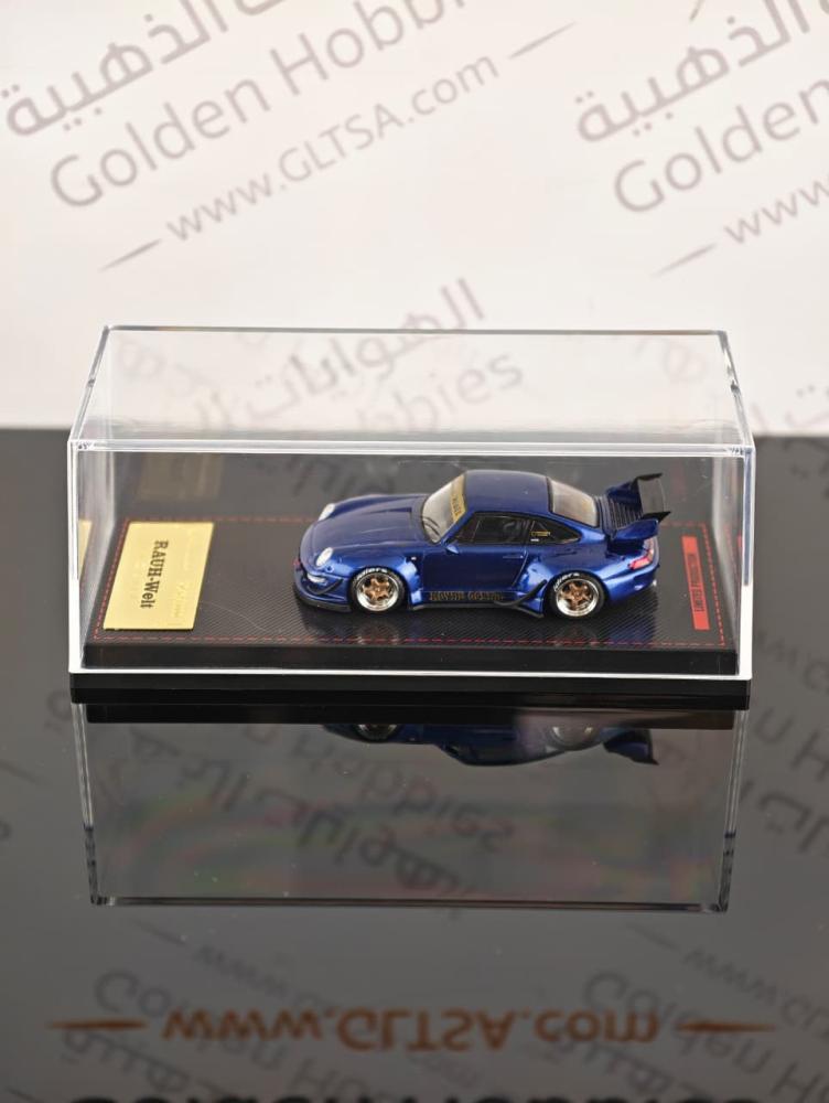 Porsche RWB 993 Blue Metallic 1:64 Ignition Model IG4143
