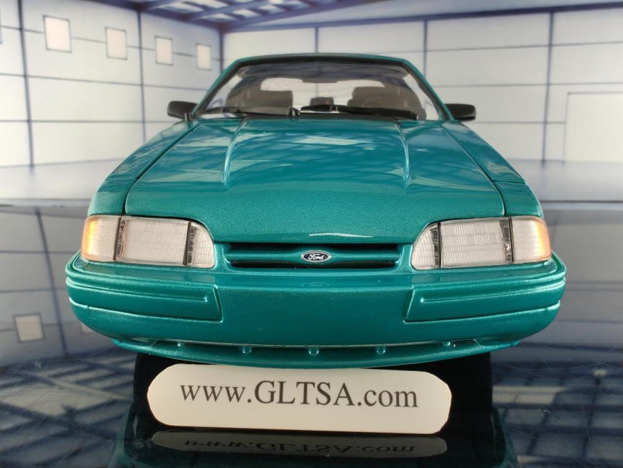 RARE Ford Mustang LX 5.0 1993 Calypso Green with Black Interior 1:18 ACME Exclusive 19004 LIMITED 630 PCS