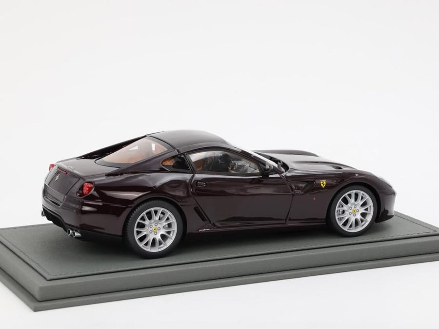 Ferrari 599 GTB Fiorano Manual Gear Vinaccia Cuoio Color Interior 1:18 BBR BBR1872E LIMITED 126 PCS Made In Italy