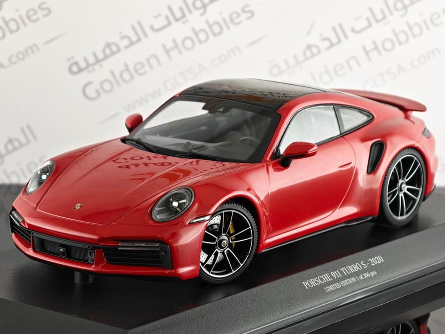 Porsche 911 (992) Turbo S Red 1:18 Minichamps 153069075 LIMITED 306 PCS