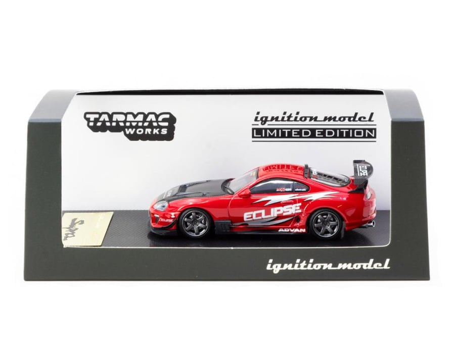 Toyota Supra (JZA80) RZ Red 1:64 Ignition Model & Tarmac Works IG3841