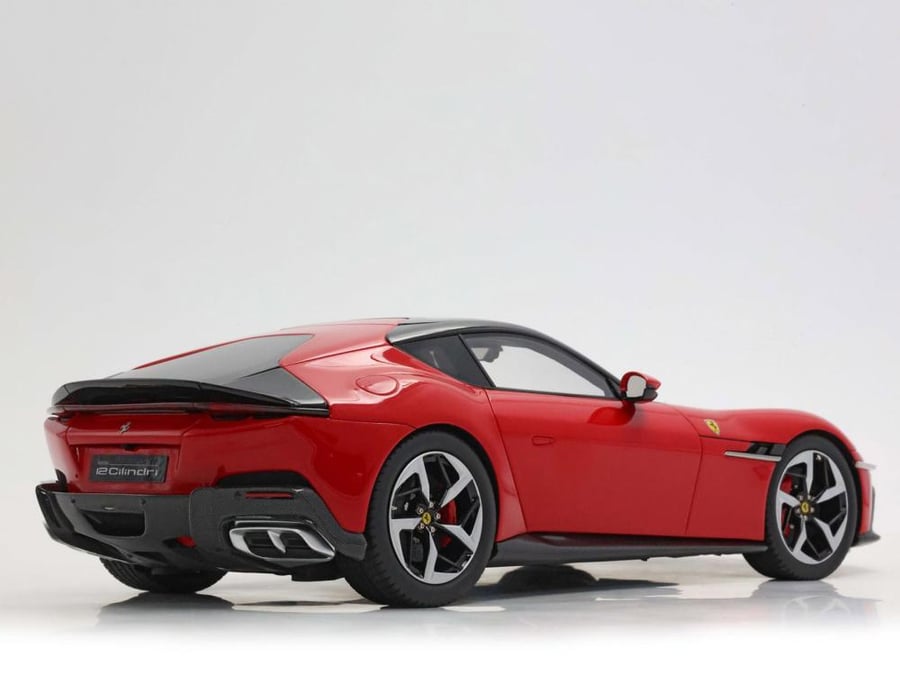 Ferrari 12Cilindri Panoramic Roof, Rosso Corsa, Leather Color Interior 1:18 BBR P18254B1 LIMITED 24 PCS