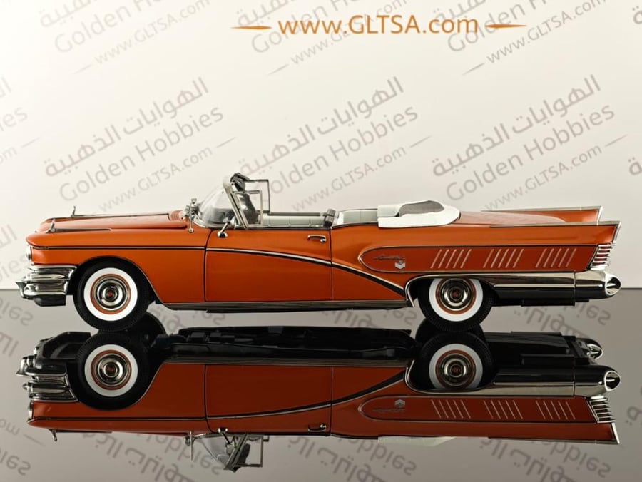 Buick Limited Open Convertible 1958 Garnet Red 1:18 SunStar 4822