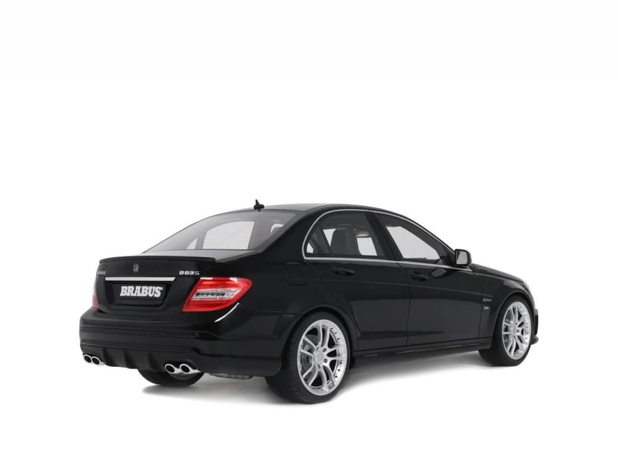 PRE-ORDER (4 Weeks) Mercedes-Benz C63 AMG (W204) Brabus B63S Obsidian Black 1:18 GT Spirit GT582