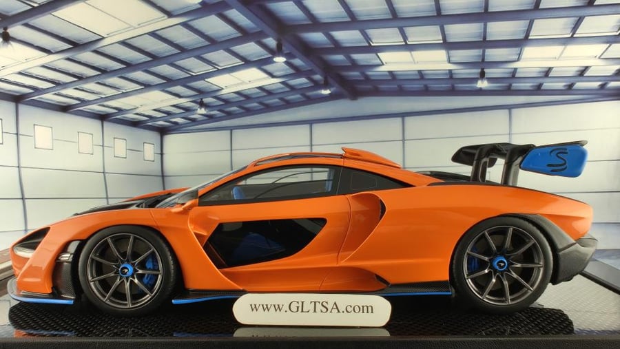McLaren Senna Orange Blue 1:18 IVY IV1805OG LIMITED 21/50 PCS