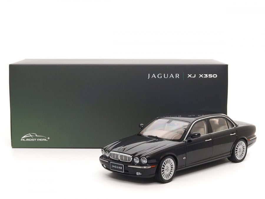 Jaguar XJ6 (X350) Ebony Black 1:18 Almost Real 810501 LIMITED 1008 PCS