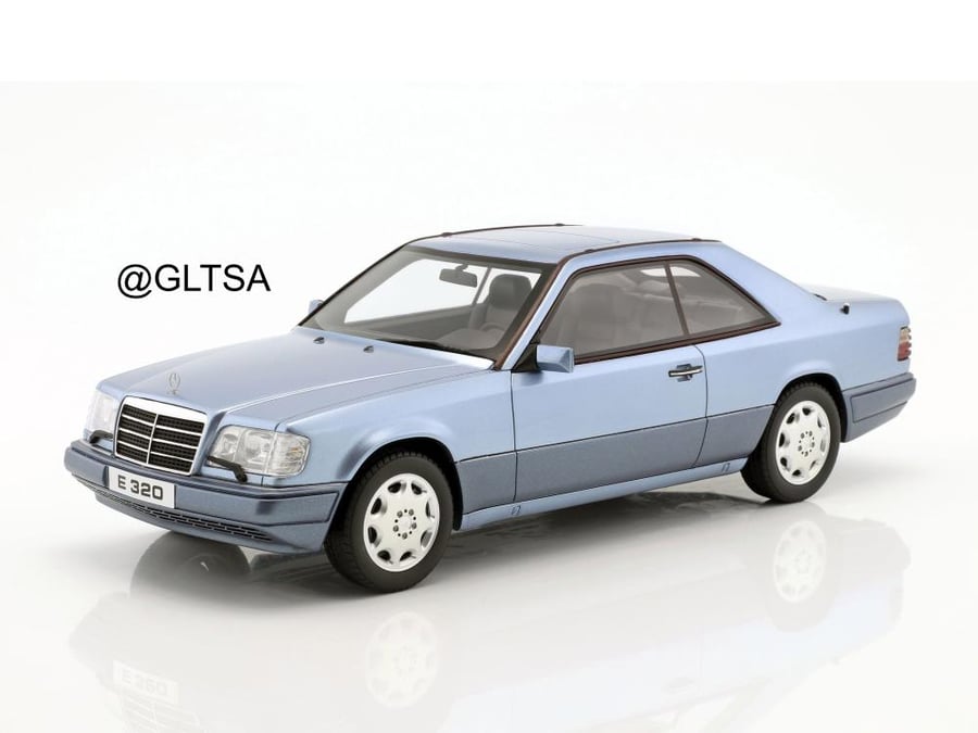 Mercedes-Benz E320 (C124) Coupe 1986 Pearl Blue 1:18 OTTOmobile OT682 LIMITED 2000 PCS