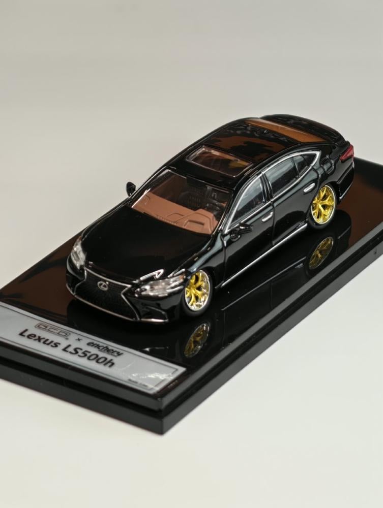 Lexus LS500 Lowrider Version Black 1:64 GCD x Enchery GE-004-19