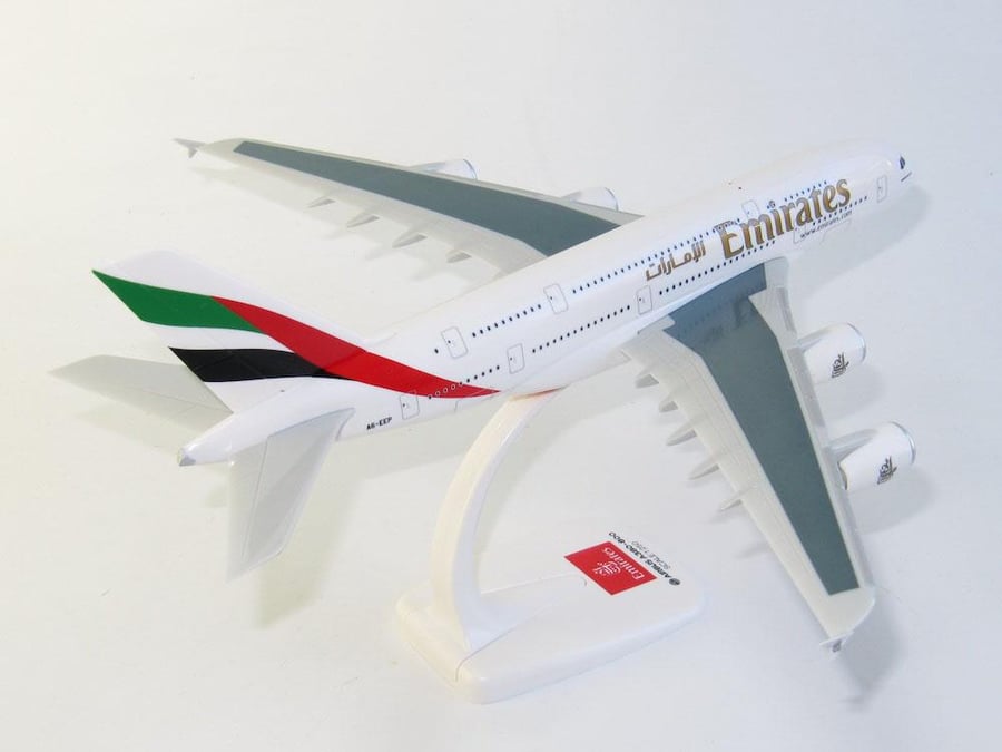 Emirates Airbus A380-800 1:250 Diecast Aircraft Model