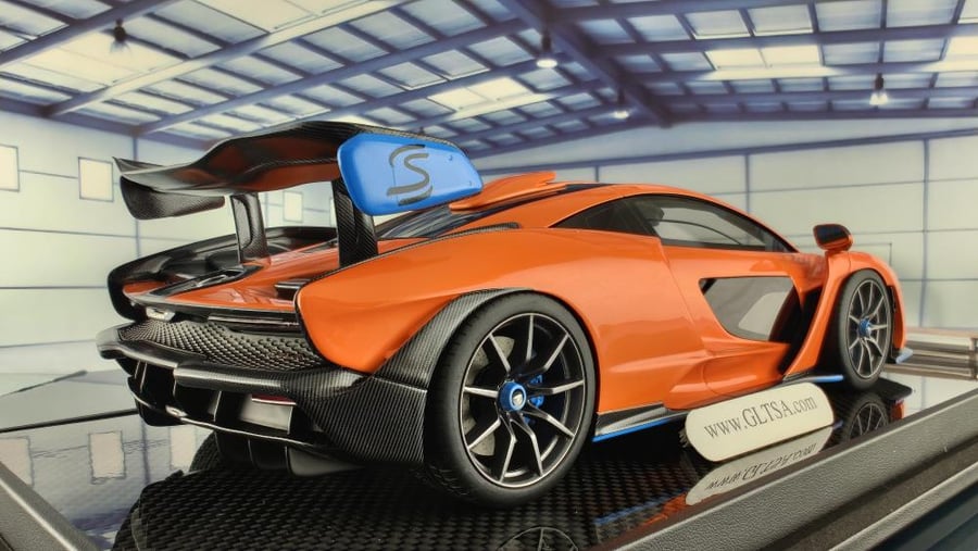 McLaren Senna Orange Blue 1:18 IVY IV1805OG LIMITED 21/50 PCS