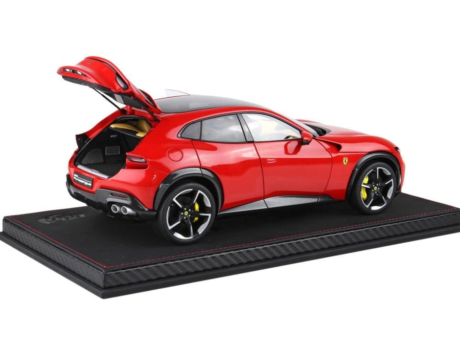 Ferrari Purosangue Diecast Panoramic Roof, Rosso Corsa, Luxury Pack 1:18 BBR HE180053BDIE LIMITED 340 PCS