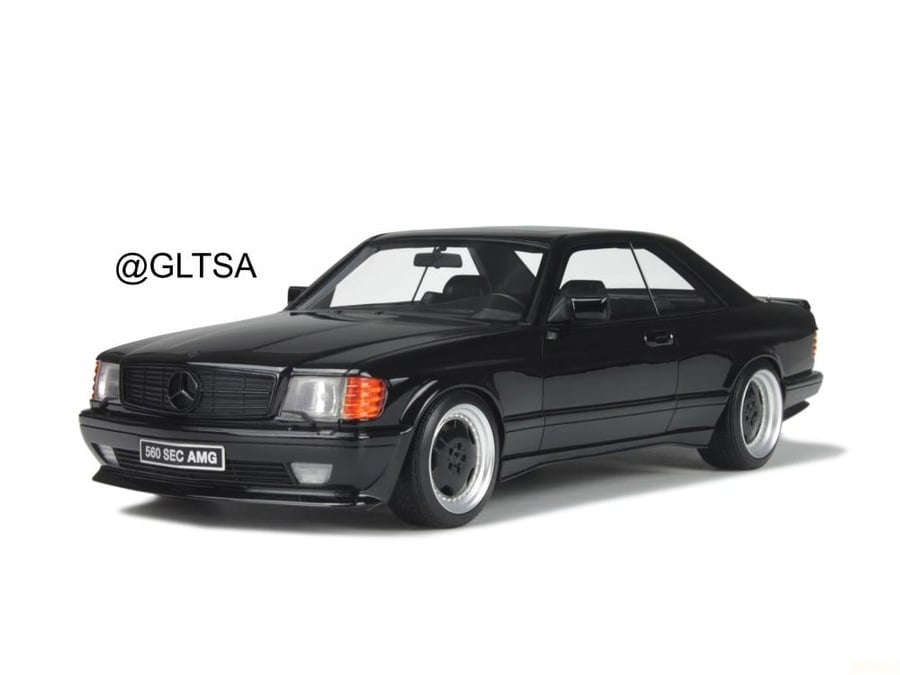 Mercedes-Benz 560 SEC AMG 1987 Black 040 1:18 OTTOmobile OT187 LIMITED 4000 PCS