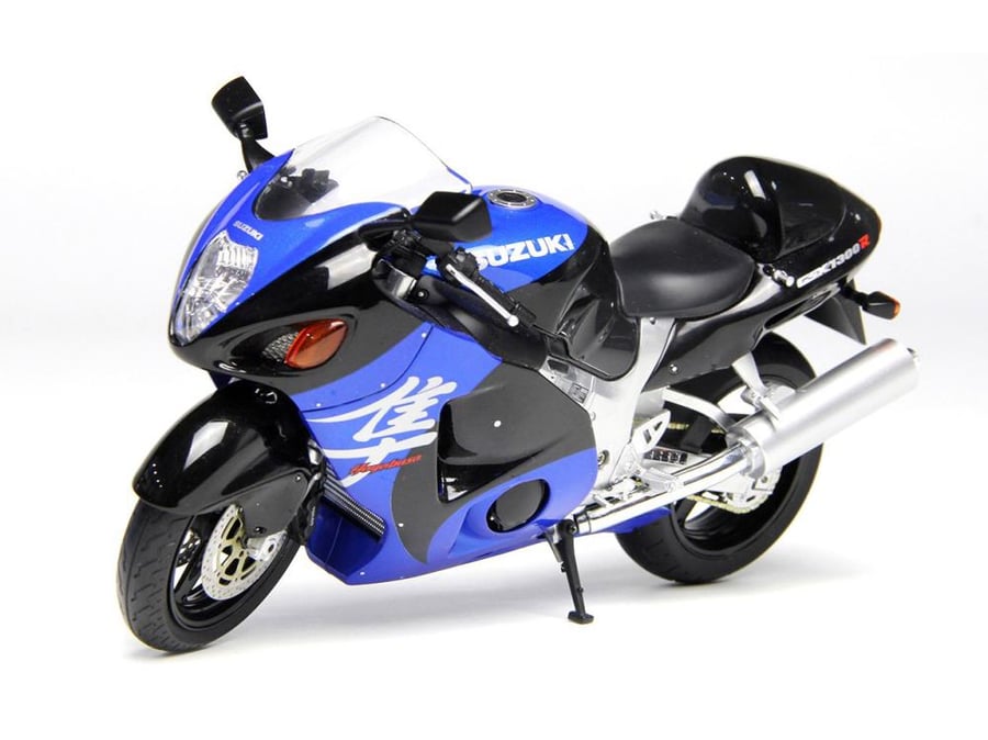 Suzuki GSX 1300R Hayabusa Blue Black 1:12 LCD Models LCDM03-BB