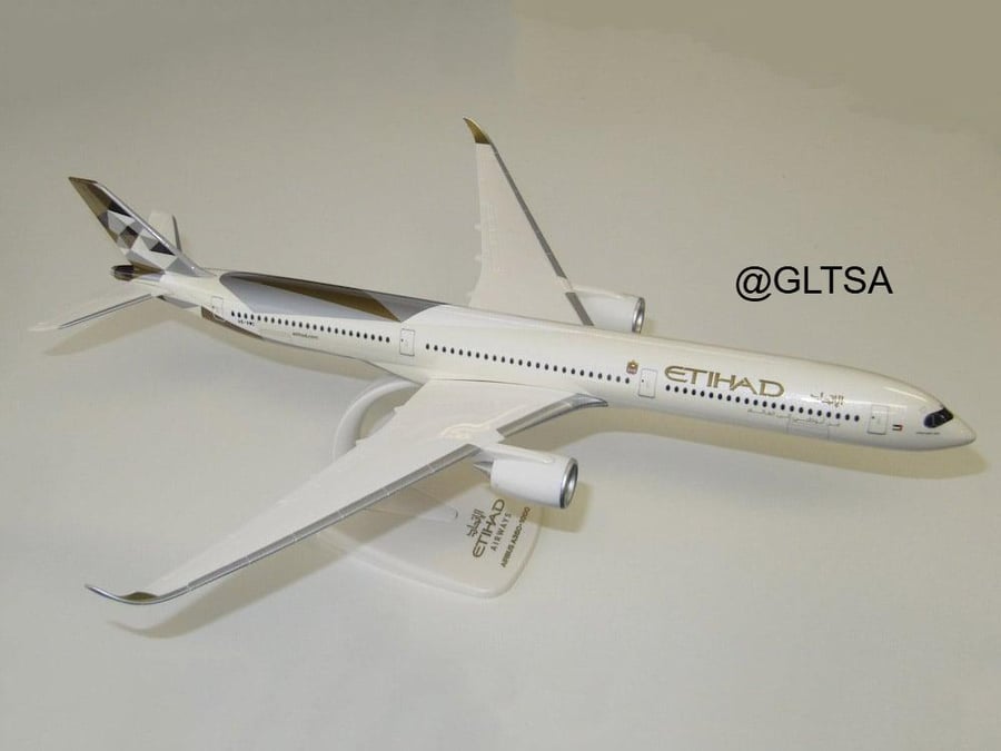PRE-ORDER (2 Weeks) Etihad Airways Airbus A350-1000 1:200 PPC 222819