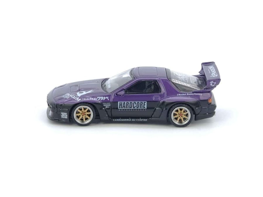 Mazda RX-7 (FC3S) “Pandem Rocket Bunny” Purple 1:64 Inno Models IN64-RX7FCP-PB