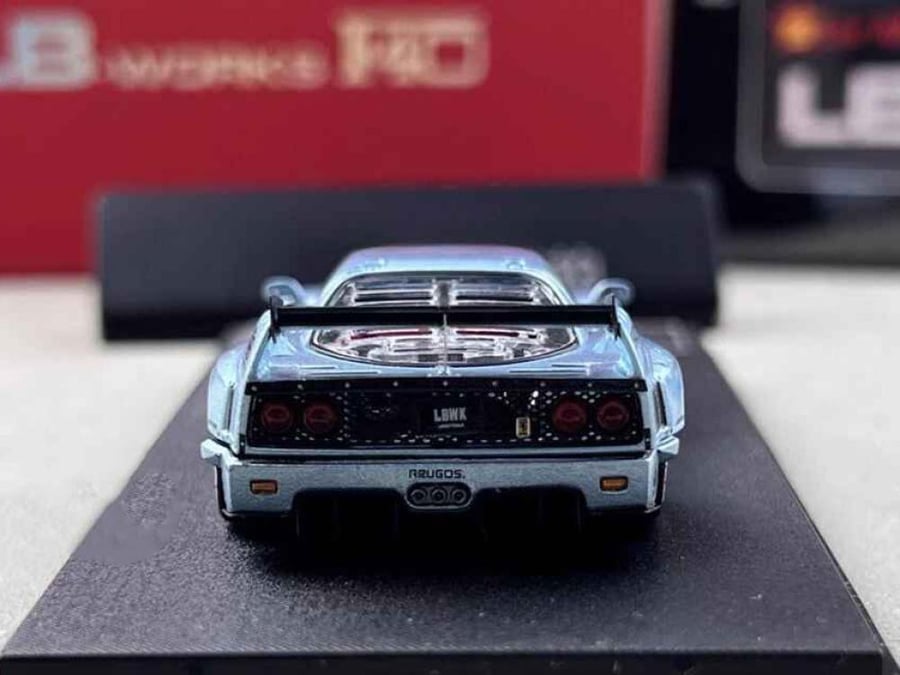 Ferrari F40 LB-Works Ice Blue 1:64 Star Model