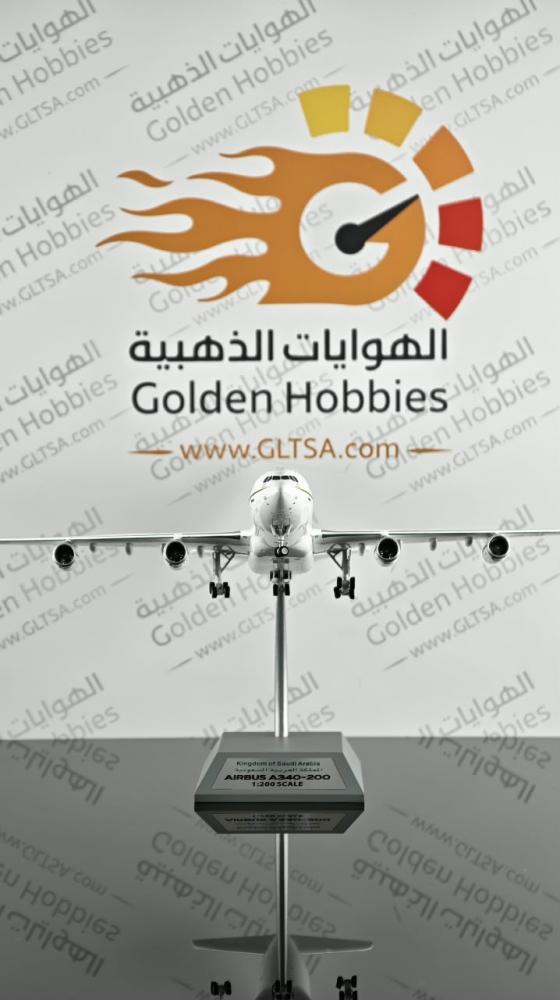Saudi Arabian Government Airbus A340-213 HZ-124 1:200 B Models B-342-124