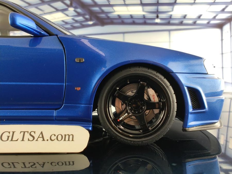 Nissan Skyline GT-R (R34) Z-tune Bayside Blue 1:18 AUTOart 77462