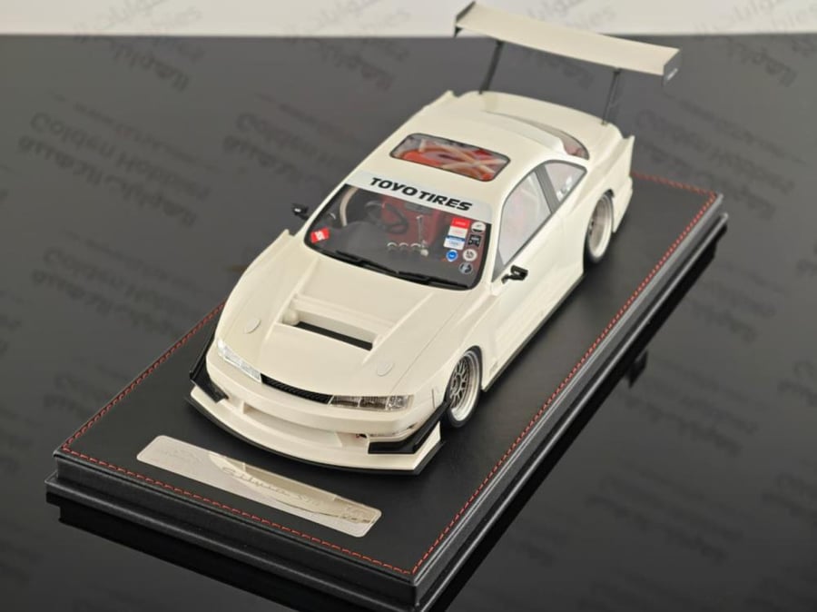 Nissan Silvia S14 Seiji Ookawara White 1:18 YM Model LIMITED 99 PCS
