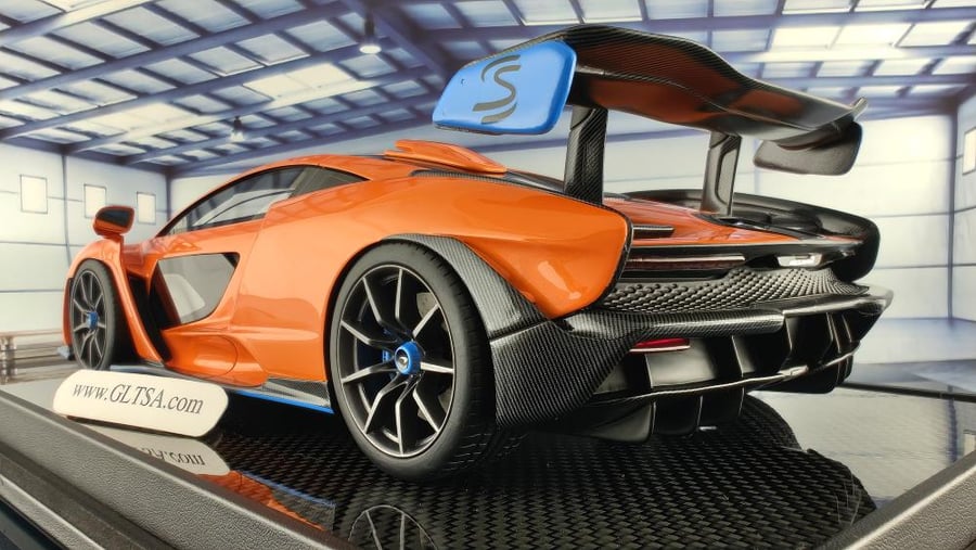 McLaren Senna Orange Blue 1:18 IVY IV1805OG LIMITED 21/50 PCS