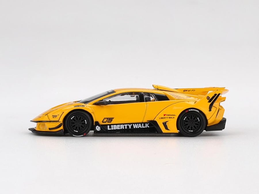 Lamborghini LB-Silhouette Works Murcielago GT Evo Yellow 1:64 MINI GT MGT01135-CH