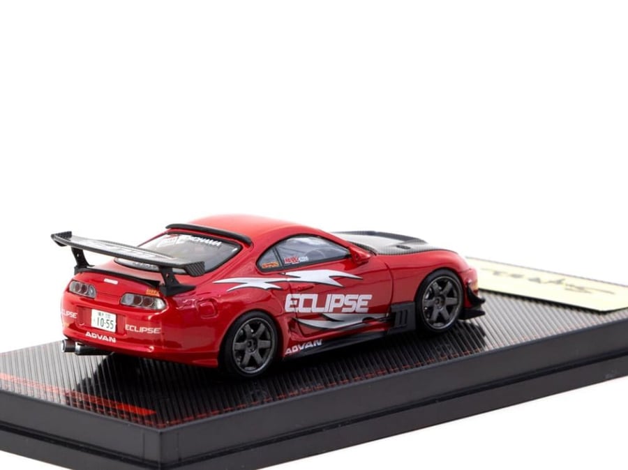 Toyota Supra (JZA80) RZ Red 1:64 Ignition Model & Tarmac Works IG3841