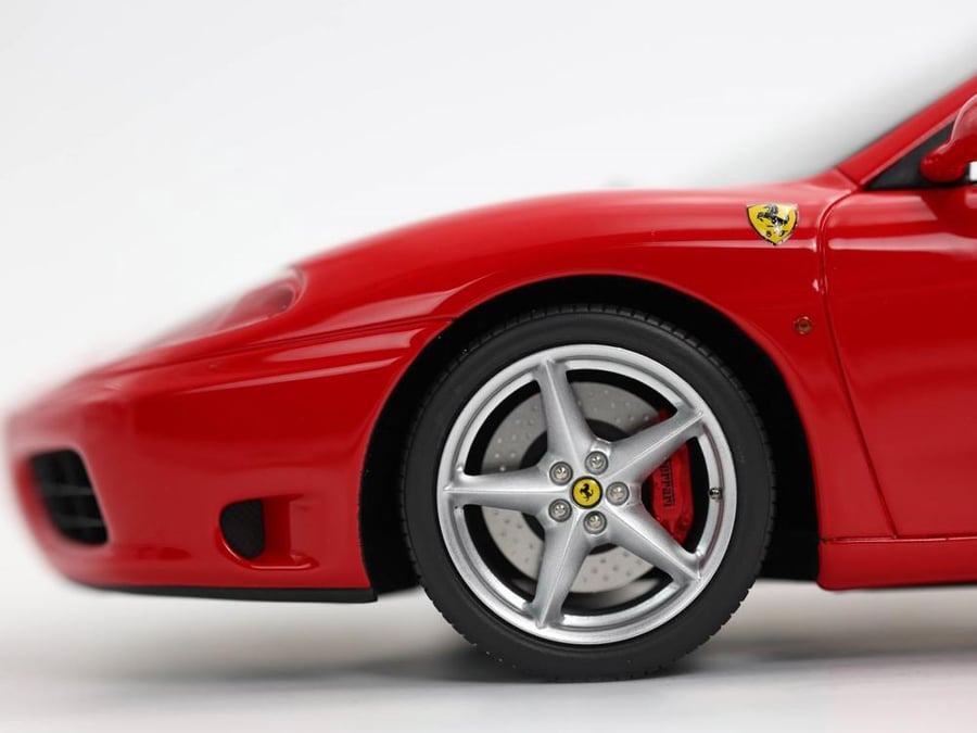 Ferrari 360 Modena Spider Manual Gear Rosso Corsa, Beige 1:18 BBR P18229A LIMITED 100 PCS