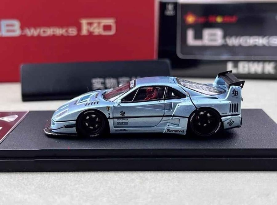 Ferrari F40 LB-Works Ice Blue 1:64 Star Model