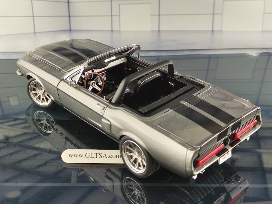 Ford Mustang Shelby GT500 Pro Touring Convertible 1967 Grey 1:18 ACME A1801884 LIMITED 312 PCS