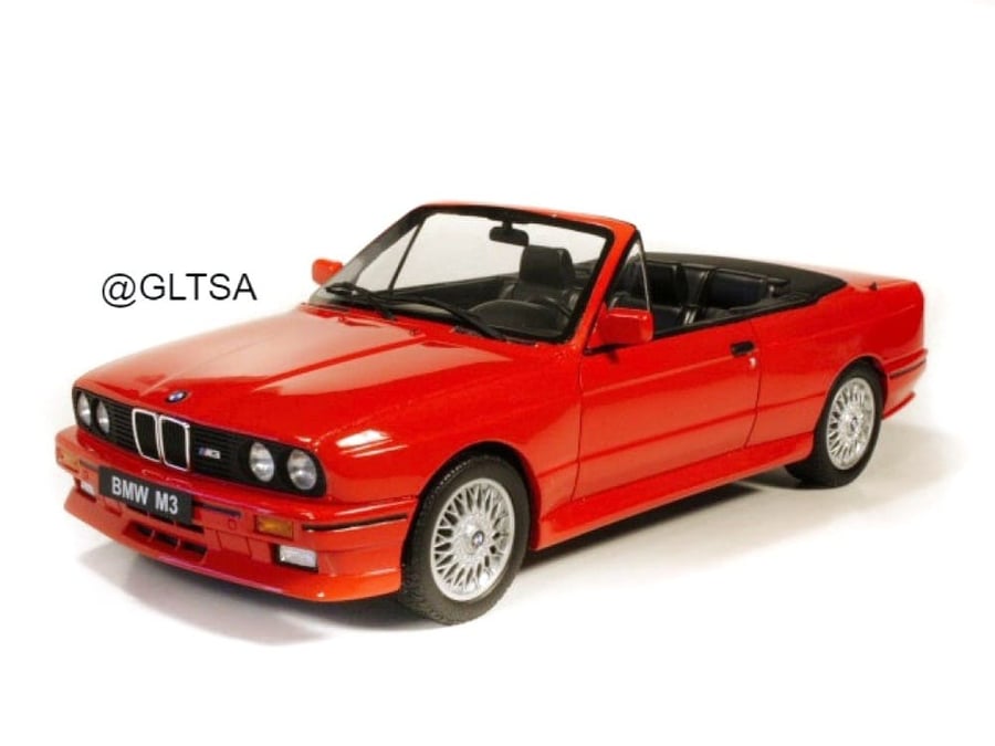 RARE BMW E30 M3 Cabriolet 1984 Red 1:18 OTTOmobile OT077 LIMITED 2500 PCS