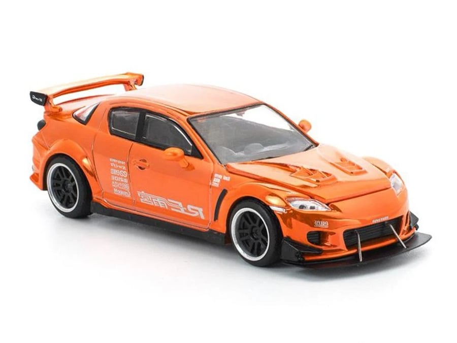 Mazda RX-8 RE-Amemiya Chrome Orange 1:64 Pop Race PR640281