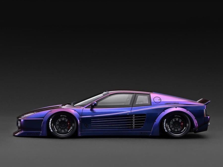 Ferrari 512 Purple Metallic LB-Works 1:18 Ignition Model IG3792