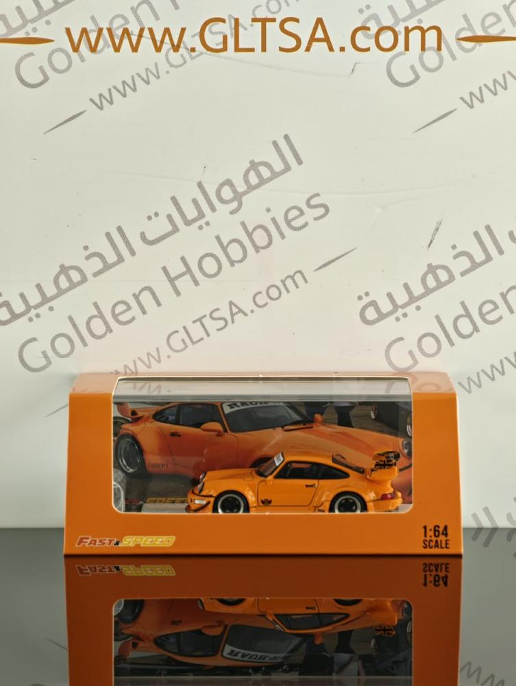 Porsche RWB 964 Orange 1:64 Fast & Speed LIMITED 499 PCS