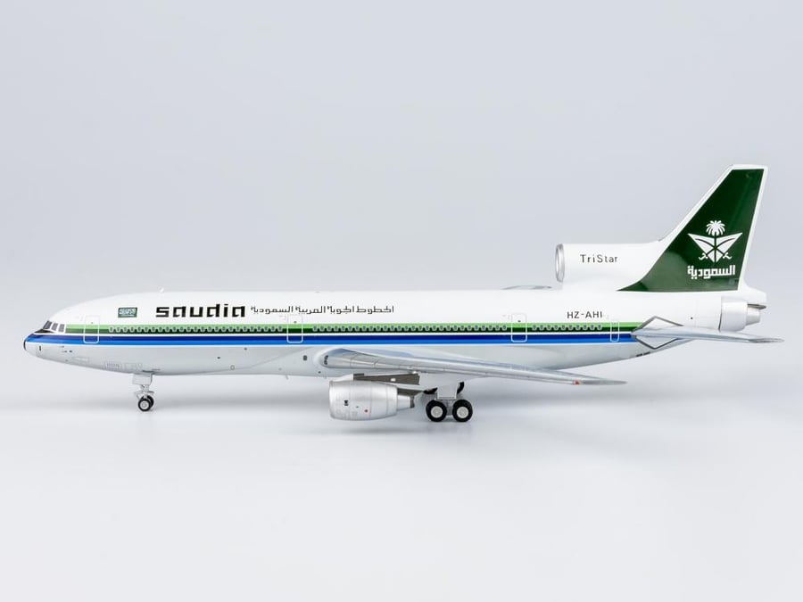 PRE-ORDER (2 Weeks) Saudi Arabian Airlines Lockheed L-1011-200 Polished Belly HZ-AHI 1:400 NG Models 32009