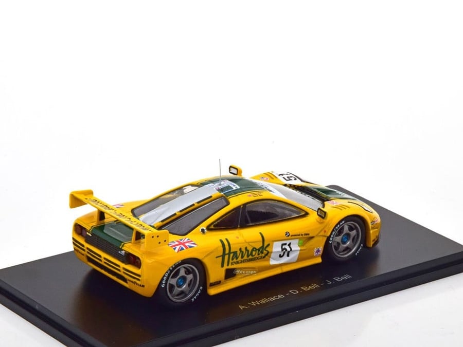 McLaren F1 GTR #51 3rd 24h LeMans 1995 Wallace, Bell, Bell 1:43 Spark CK73484