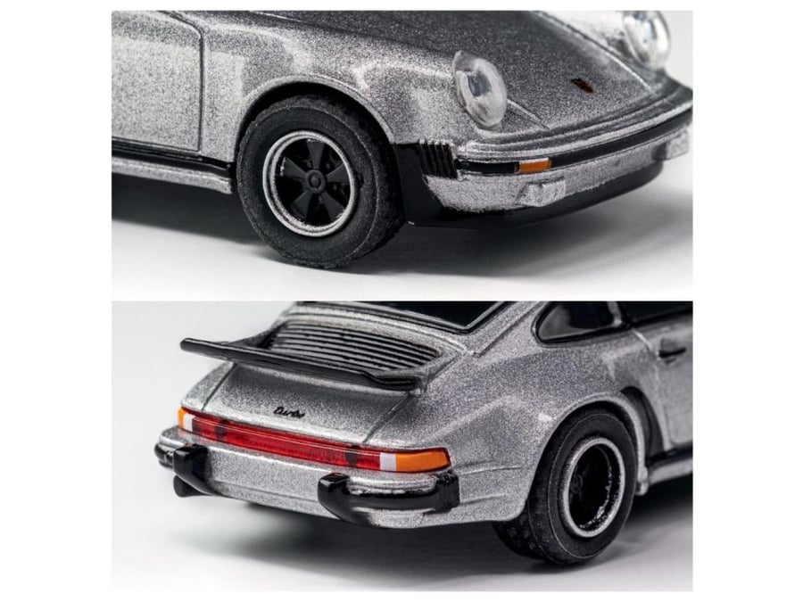Porsche 930 Turbo 1975 Silver 1:64 Majorette 8505001000