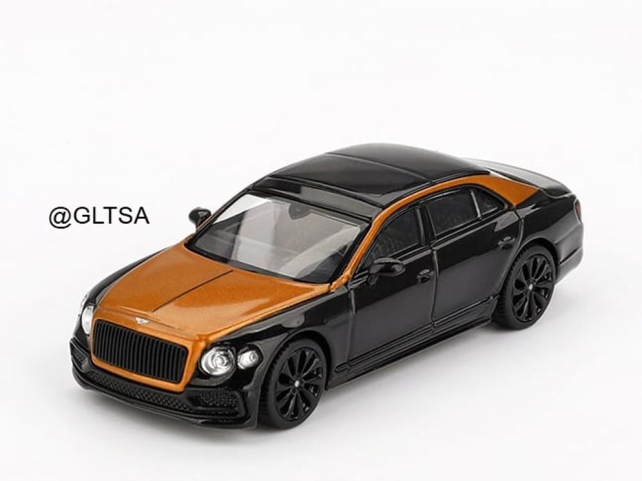Bentley Flying Spur Orange Flame / Onyx 1:64 MINI GT MGT00991-CH