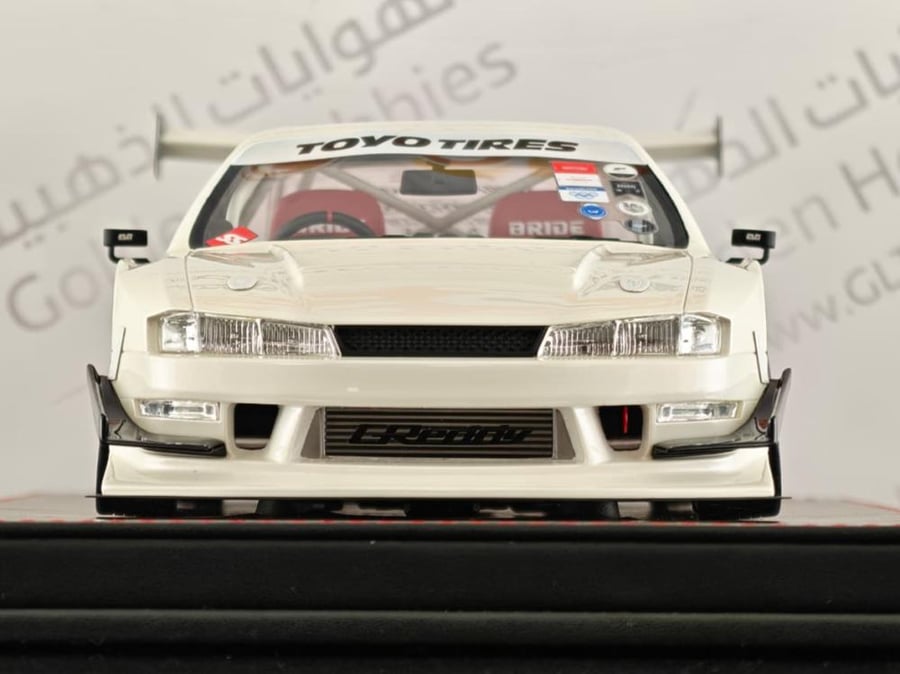 Nissan Silvia S14 Seiji Ookawara White 1:18 YM Model LIMITED 99 PCS