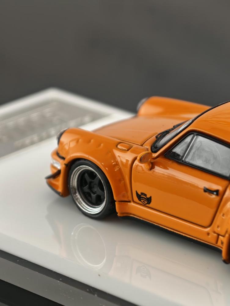 Porsche RWB 964 Orange 1:64 Fast & Speed LIMITED 499 PCS