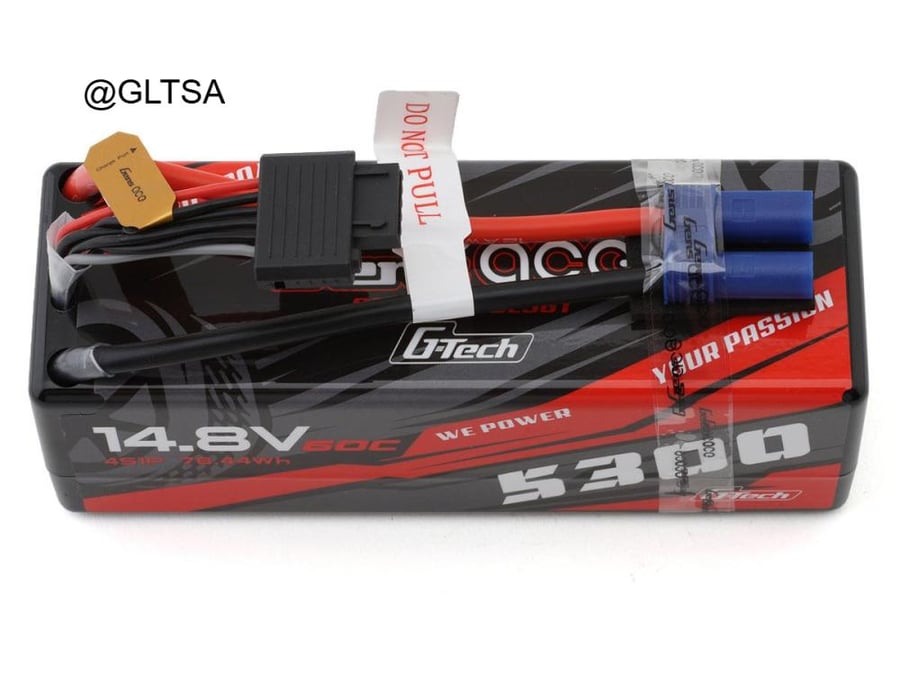 Gens Ace G-Tech Smart 4S LiPo Battery 60C (14.8V/5300mAh) w/EC5 Connector for RC GEA534S60E5GT