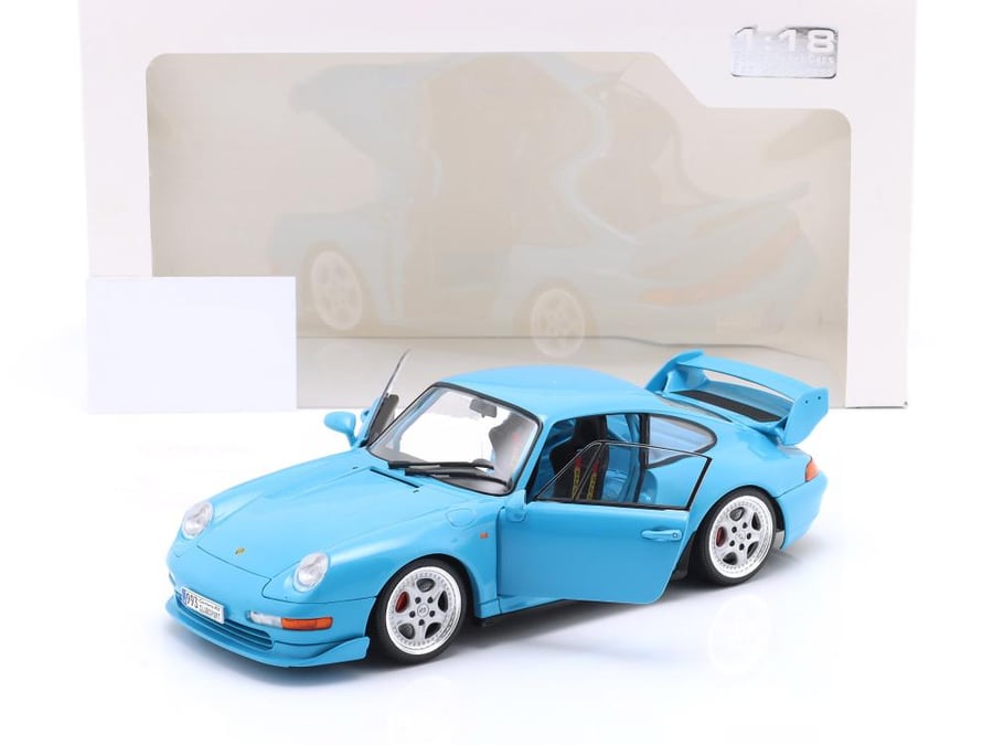 Porsche 911 (993) Clubsport 1997 Riviera Blue 1:18 Solido S1810101