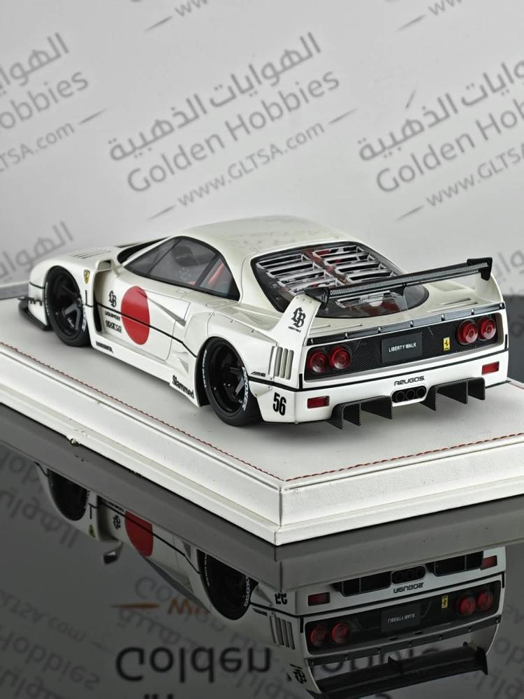 Ferrari F40 LB Works (LBWK) Wide Body Pearl White 1:18 IVY Merit LIMITED 99 PCS