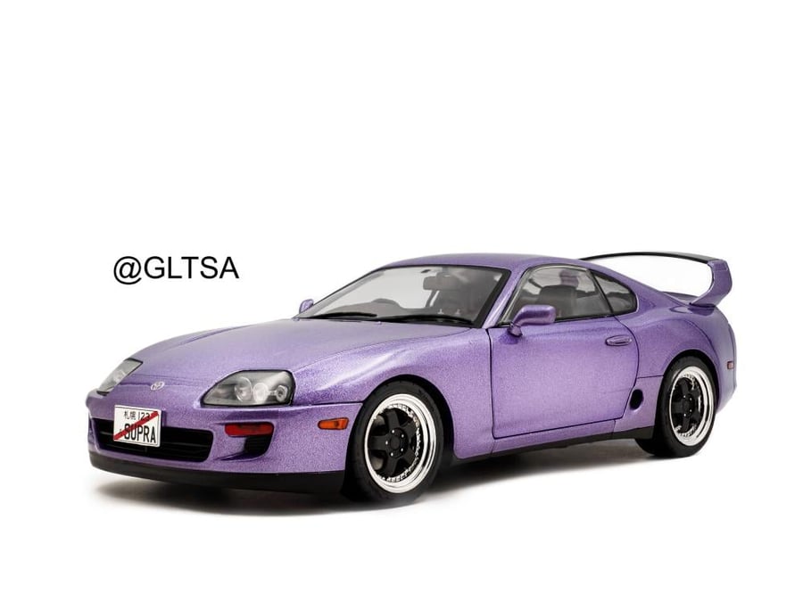 PRE-ORDER (4 Weeks) Toyota Supra MK4 (A80) 1993 Purple Metallic 1:18 Solido S1807607