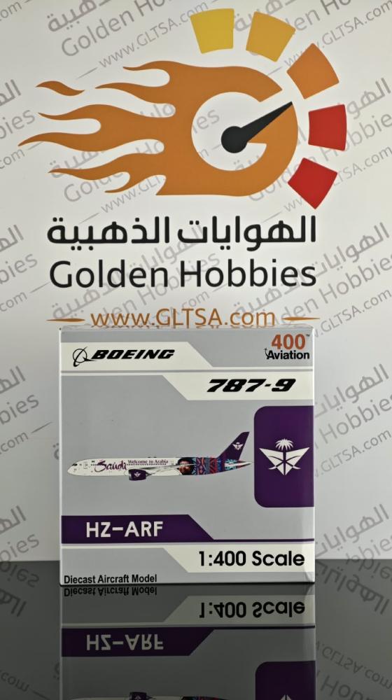 Saudia Boeing 787-9 Dreamliner "Welcome to Arabia" HZ-ARF 1:400 Aviation400 AV4424