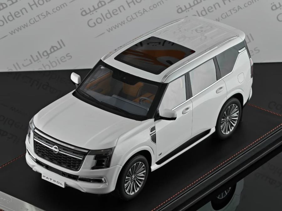 Nissan Patrol Y63 Platinum White 1:18 Diamand LIMITED 20 of 50 PCS
