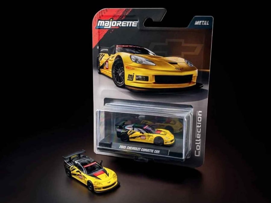 Chevrolet Corvette C6R Yellow Black 1:64 Majorette 8505001000