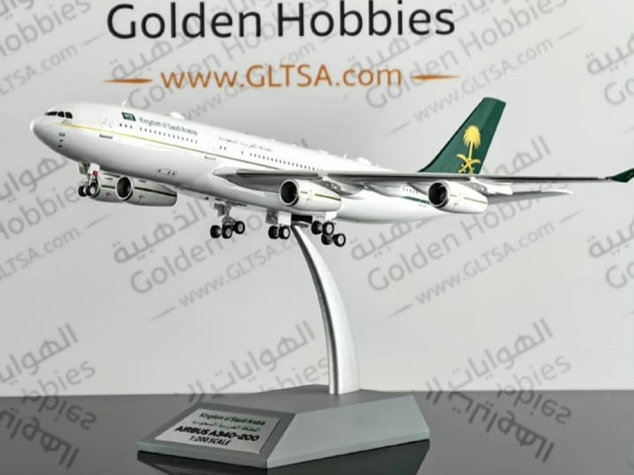 Saudi Arabian Government Airbus A340-213 HZ-124 1:200 B Models B-342-124