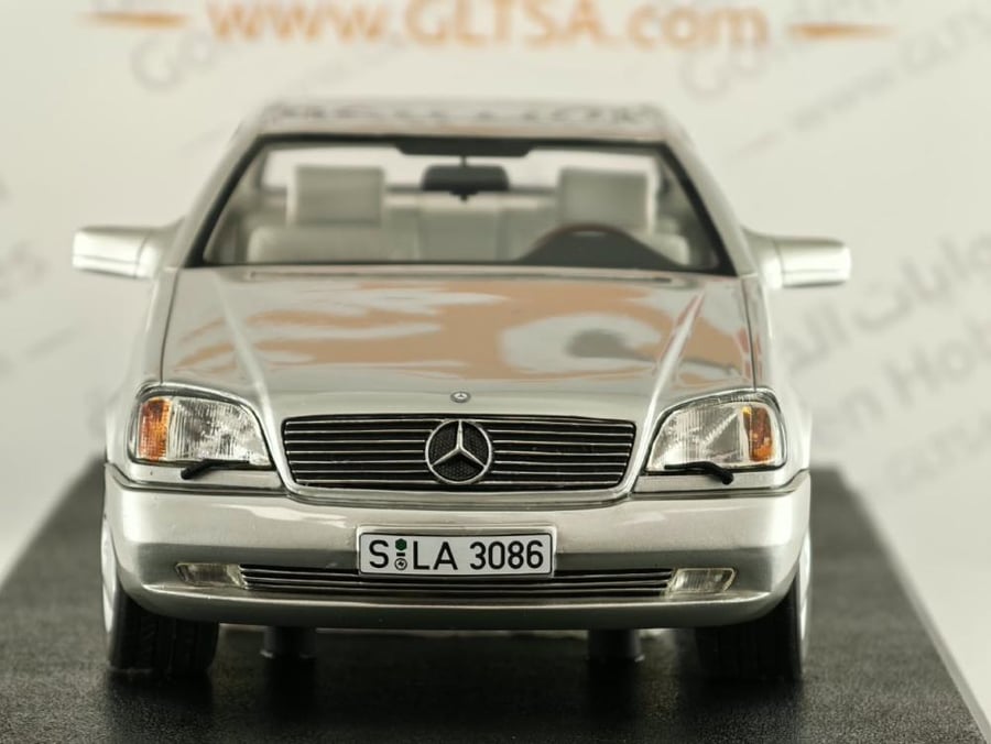 Mercedes-Benz 600 SEC Coupe (C140) 1992 Metallic Silver 1:18 Cult Scale Models CML079-1