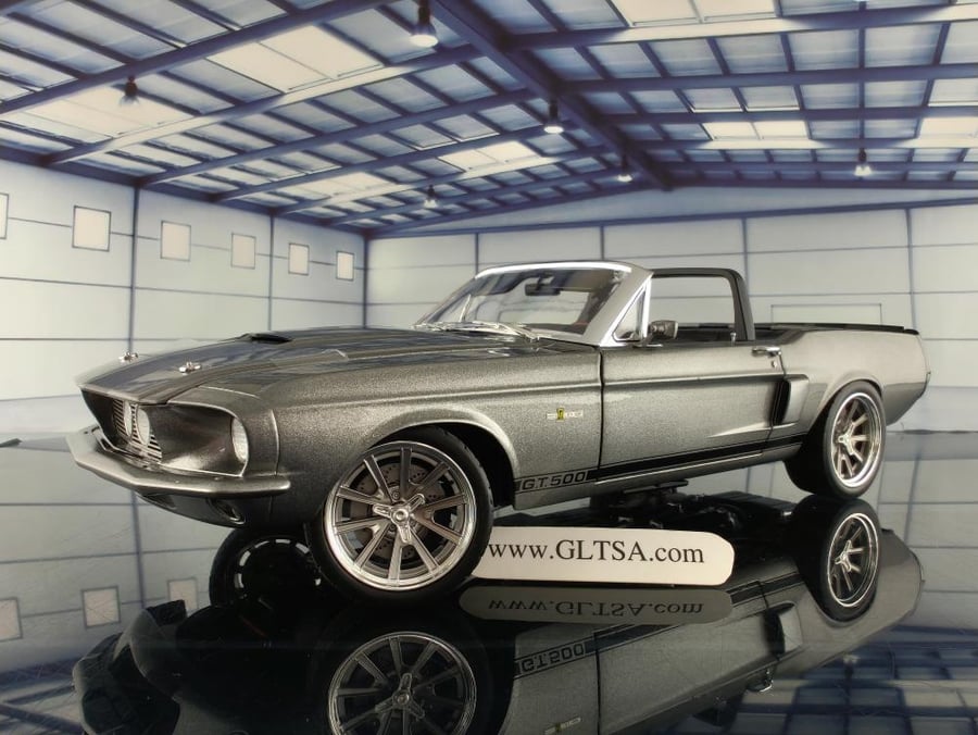 Ford Mustang Shelby GT500 Pro Touring Convertible 1967 Grey 1:18 ACME A1801884 LIMITED 312 PCS